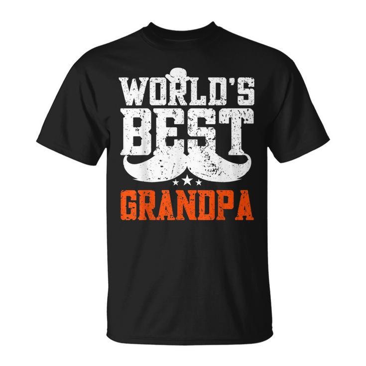 Worlds Best Grandpa - Funny Grandpa  Unisex T-Shirt