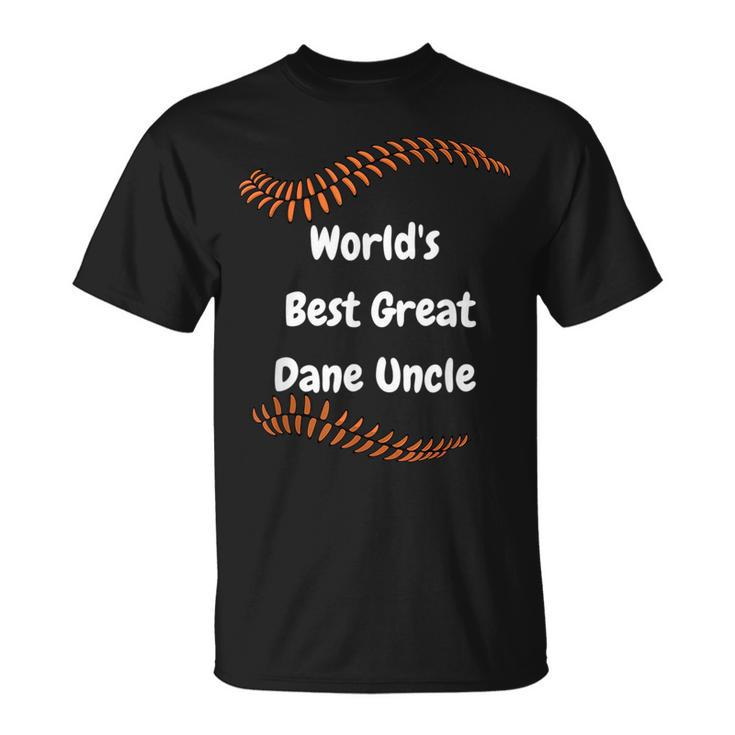 Worlds Best Great Dane Uncle Unisex T-Shirt