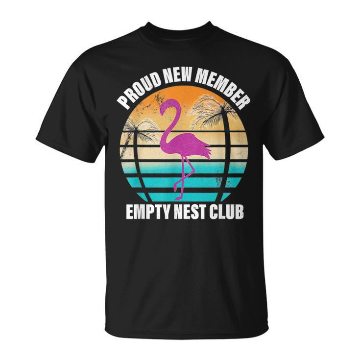Worn Style Empty Nest Club Gift For Parents Empty Nesters  Unisex T-Shirt