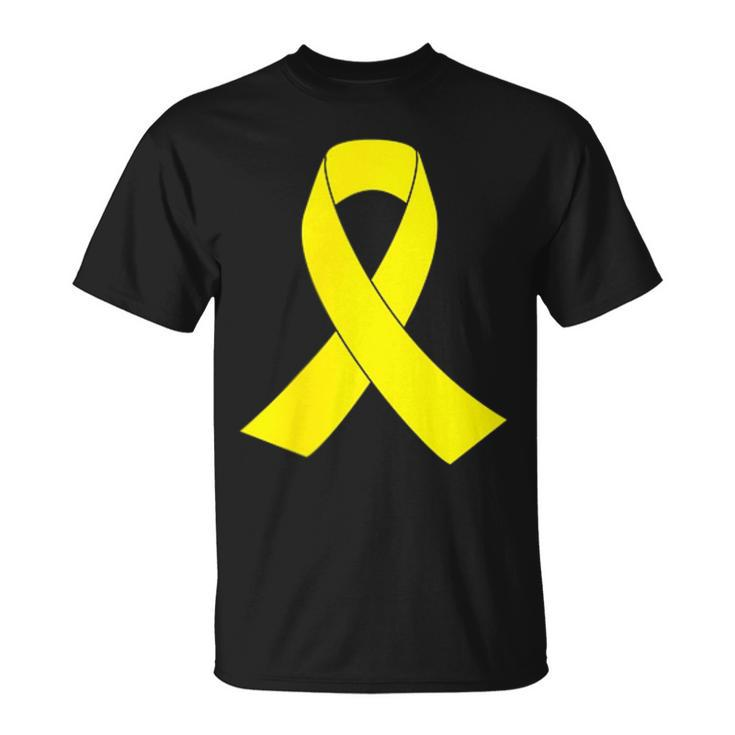 Yellow Ribbon Sarcoma Bone Cancer Awareness  Unisex T-Shirt