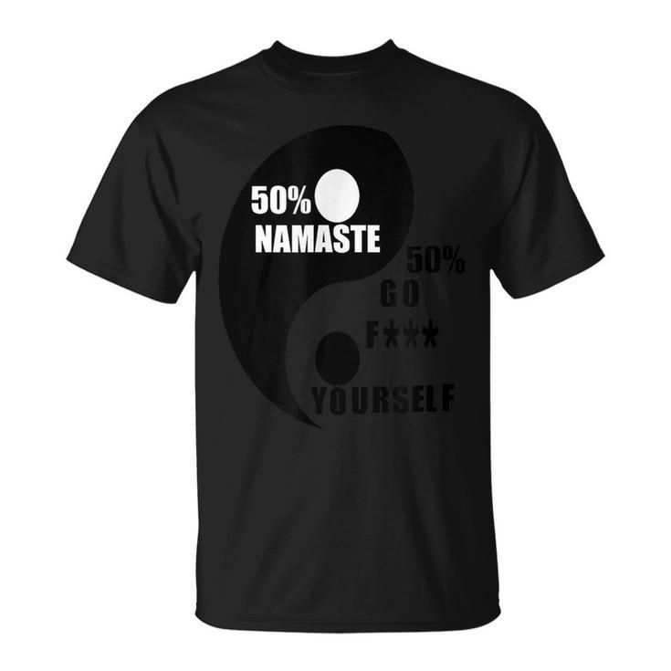Yin Yang Namaste  Unisex T-Shirt
