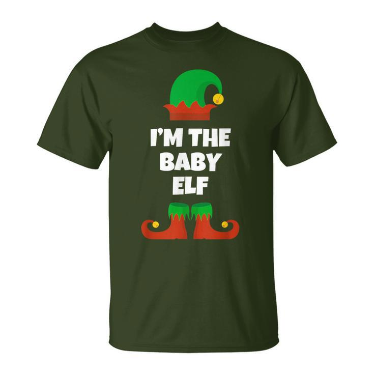 Baby Elf Christmas Matching Family Pajama Pj Xmas T-Shirt