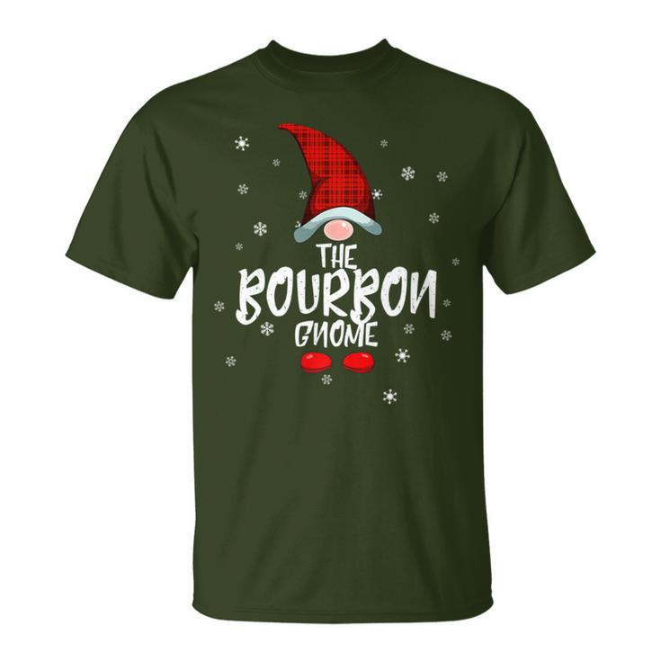 Bourbon Gnome Family Christmas Pajama Bourbon Gnome T-Shirt