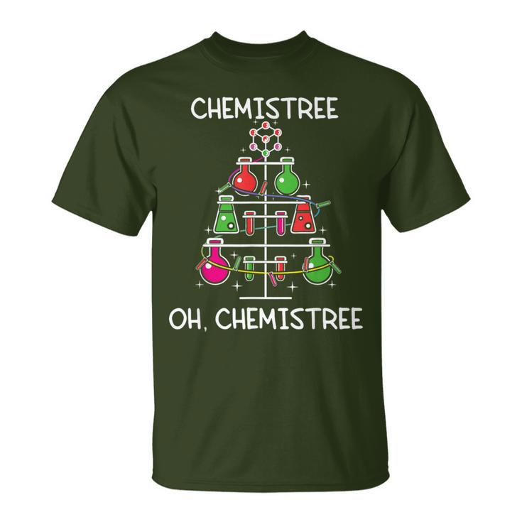 Chemistree Ugly Christmas Tree Sweater Chemistry Science Pun T Shirt Thegiftio UK