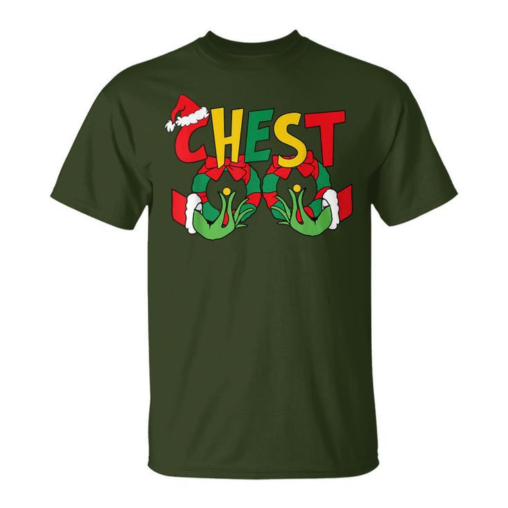 Chest Nuts Matching Chestnuts Christmas Couples Nuts T-Shirt