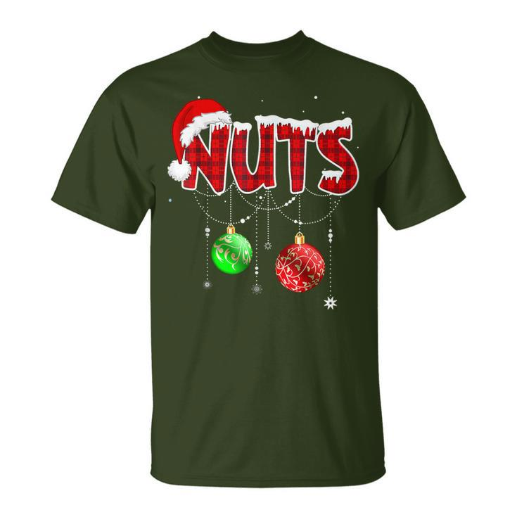 Christmas Matching Couple Chest Nuts Chestnuts T-Shirt