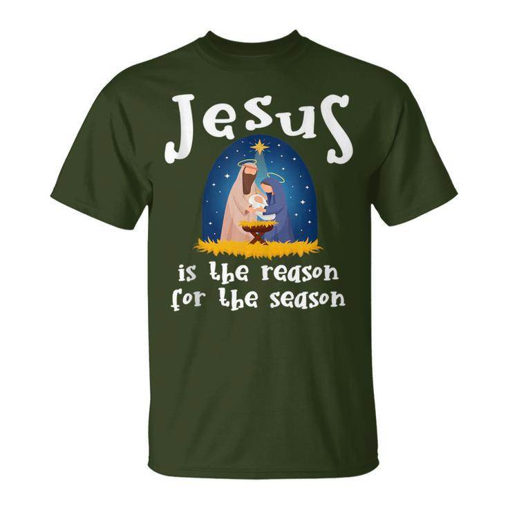 Christmas Nativity Jesus Is The Reason For The Season T-Shirt