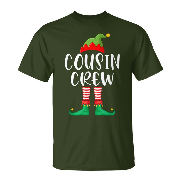 Cousin Crew Cute Xmas Elf Matching Christmas Party T-Shirt