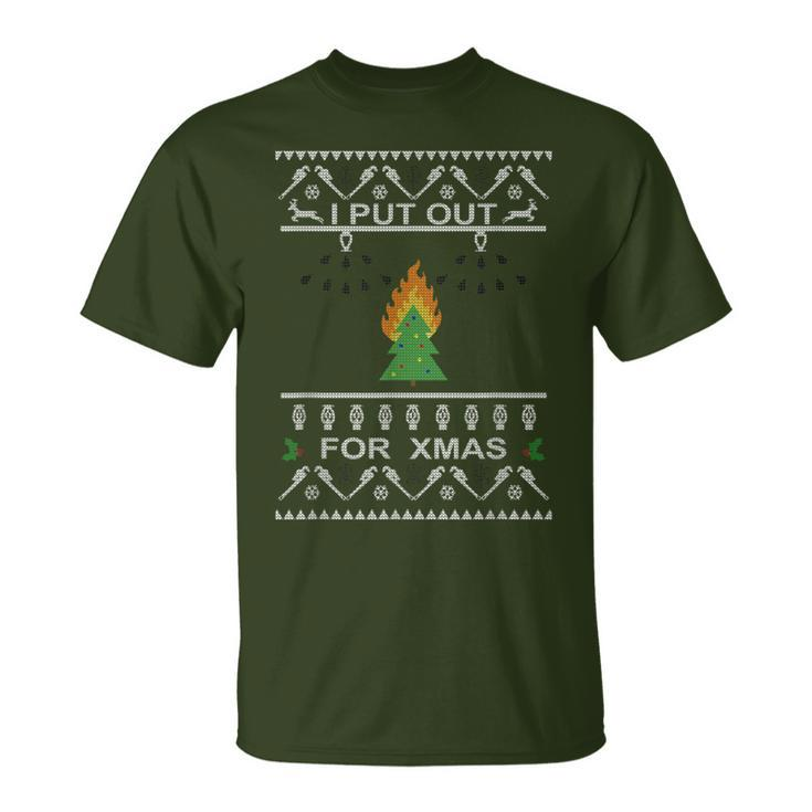 Fire Sprinkler Fitter Christmas T-Shirt