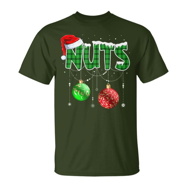 Chest Nuts Christmas T Matching Couple Chestnuts T-Shirt