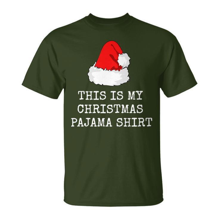 Christmas Pajama Nigh Or Holiday Sleepwear T-Shirt