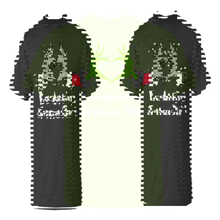 Couple Christmas I Love Matching Christmas Xmas T-Shirt