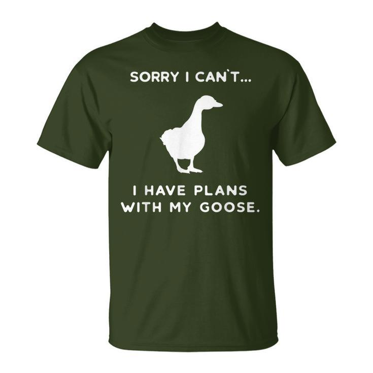 Goose Outfit Geese Poultry Farm Xmas Party Christmas T-Shirt