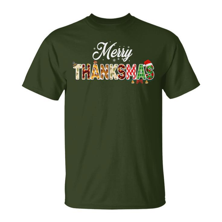 Thanksmas 2023 Merry Thanksmas Thanksgiving Christmas T-Shirt