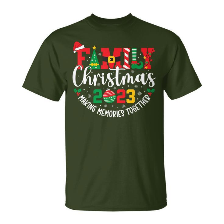 Xmas Matching Family Christmas 2023 Squad For Family T-Shirt