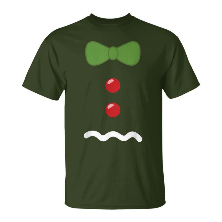Gingerbread Man Christmas Costume Xmas T-Shirt