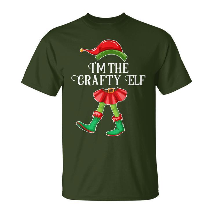I'm The Crafty Elf Christmas Matching Family Group T-Shirt