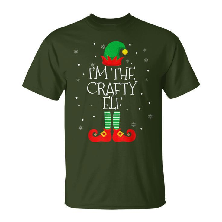I'm The Crafty Elf Family Matching Christmas Costume T-Shirt