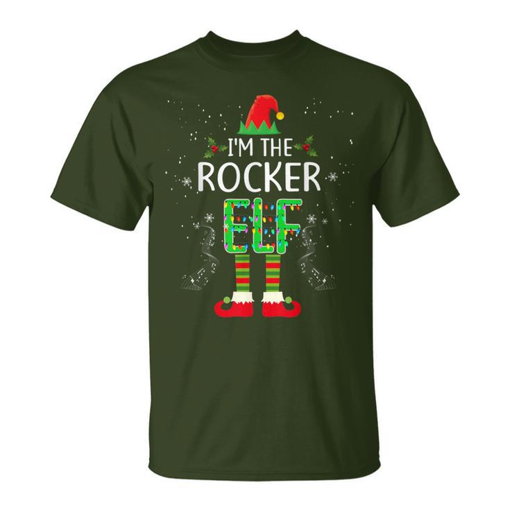 I'm The Rocker Elf Matching Family Group Christmas T-Shirt