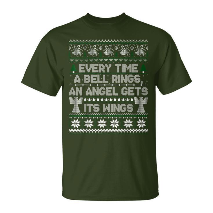 It's A Wonderful Life Every Time A Bell Rings Ugly Sweater T-Shirt