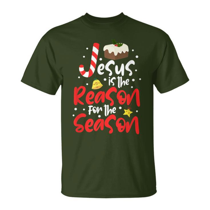 Jesus Is The Reason For The Season Christmas Holiday T-Shirt