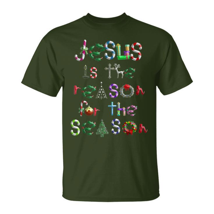 Jesus Is The Reason For The Season Cute Christmas T-Shirt