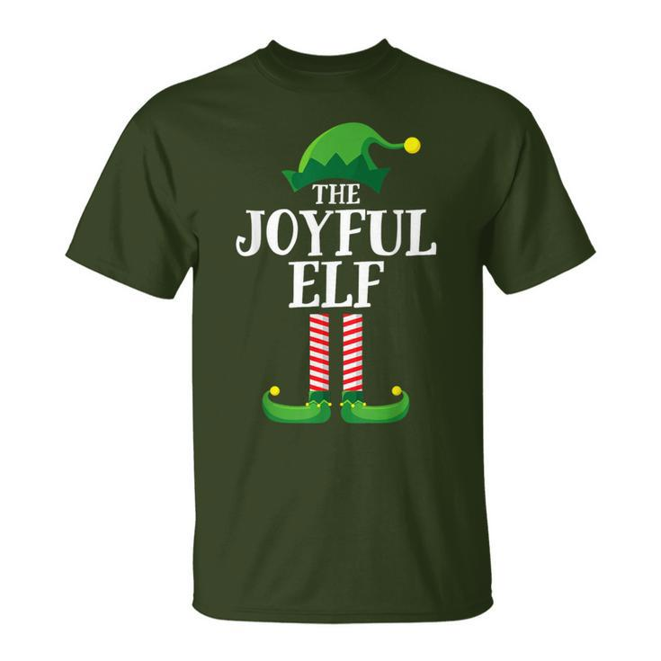 Joyful Elf Matching Family Group Christmas Party T-Shirt