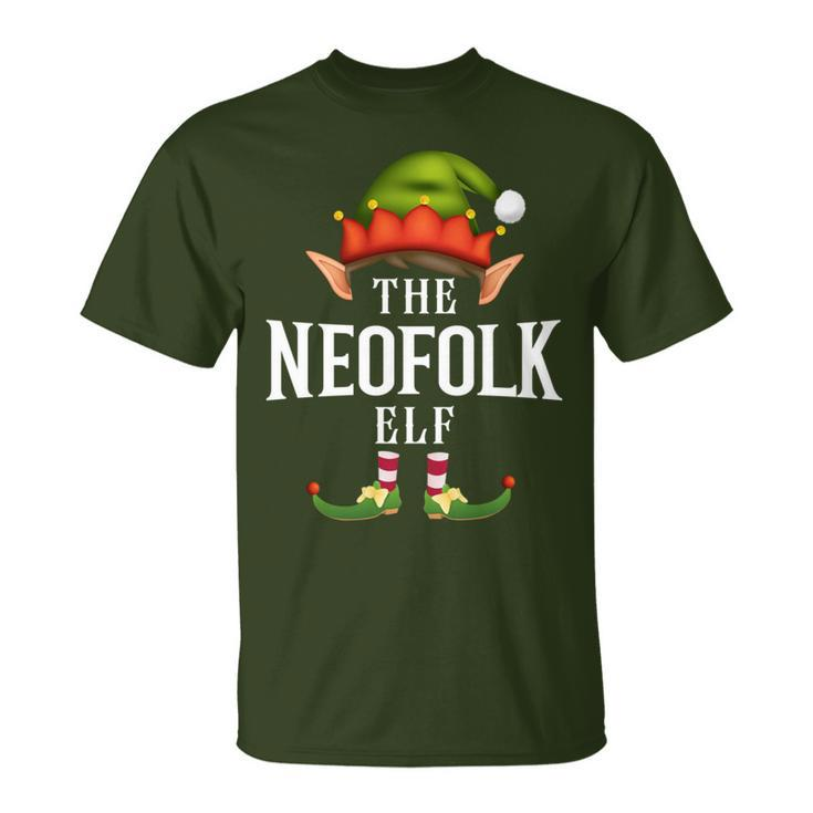 Neofolk Elf Group Christmas Pajama Party T-Shirt