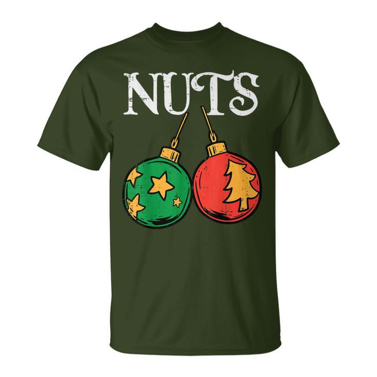 Nuts Chestnuts Matching Couples Set Christmas Xmas Men T-Shirt