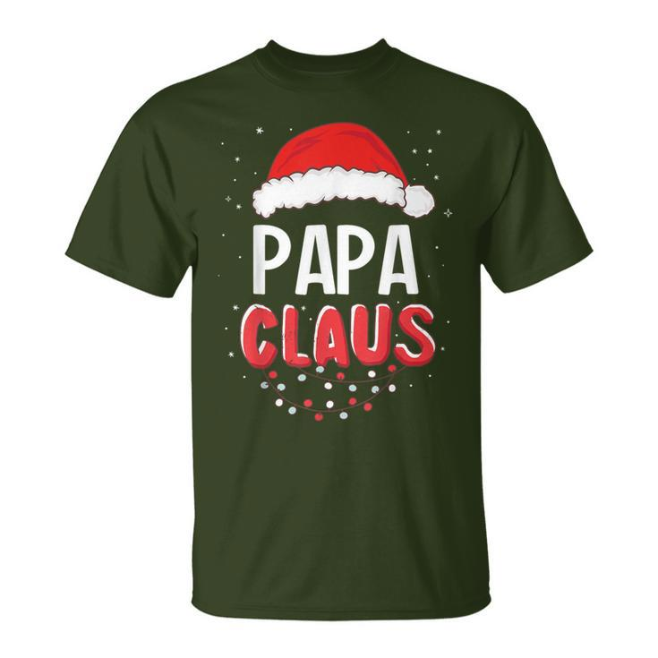 Papa Santa Claus Christmas Matching Costume T-Shirt