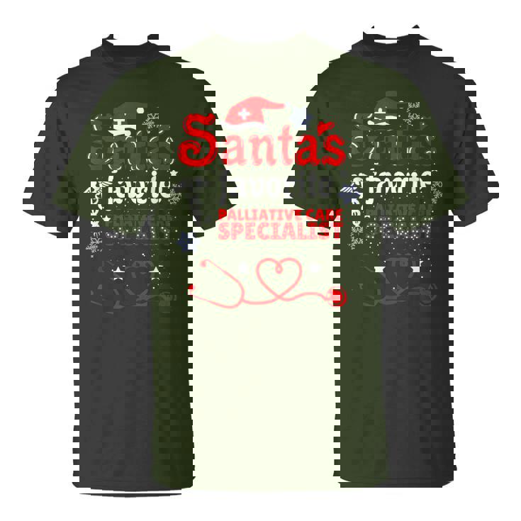 Santas Favorite Palliative Care Specialist Christmas T-Shirt