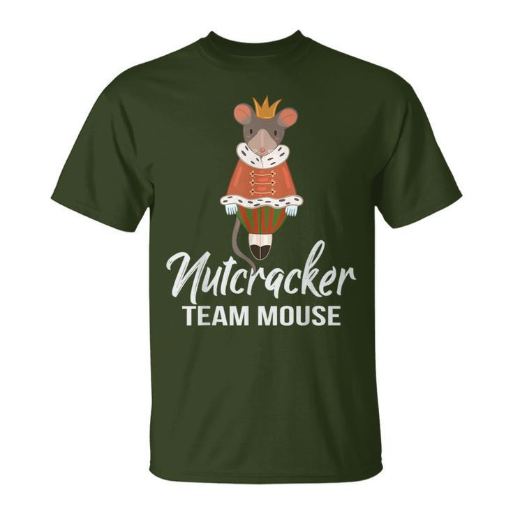Team Mouse Nutcracker Christmas Dance Soldier T-Shirt