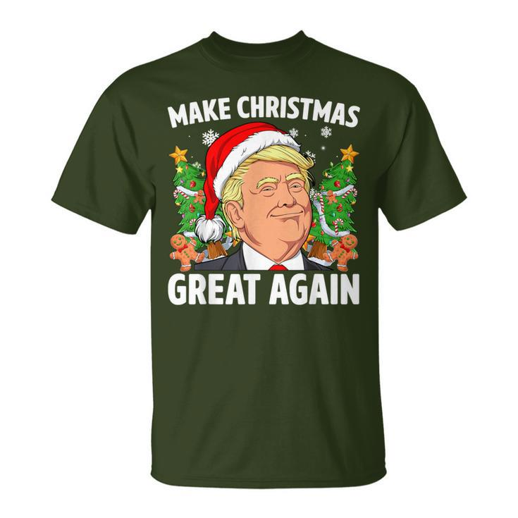 Trump Make Christmas Great Again Ugly Christmas Sweaters T-Shirt
