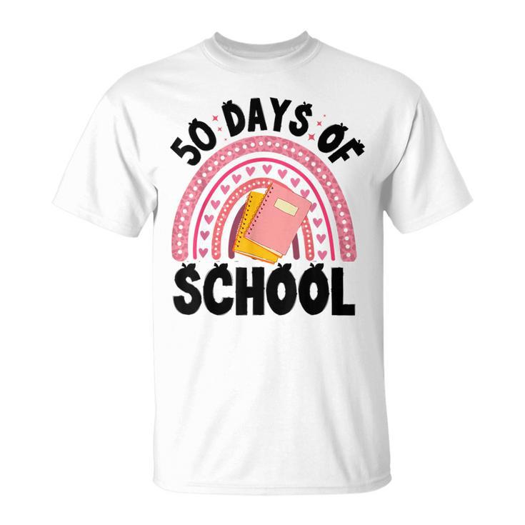 50 Days Of School Children Happy 50Th Day Of School T-Shirt