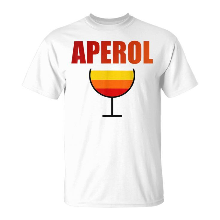 Aperol Spritz Love Summer Malle Vintage Drink  Summer Funny Gifts Unisex T-Shirt