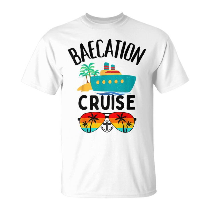 Baecation Cruise His And Her Couples Matching Vacation Ship  Unisex T-Shirt
