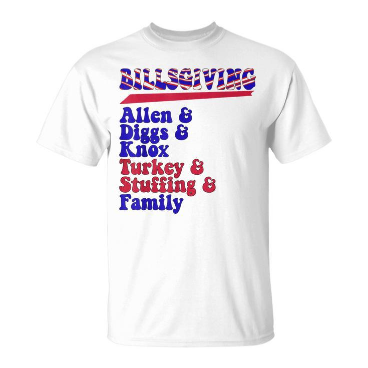 Billsgiving Buffalo Thanksgiving  Unisex T-Shirt