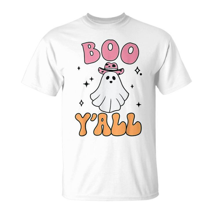 Boo Y’All Country Western Ghost Halloween 2023 T-Shirt