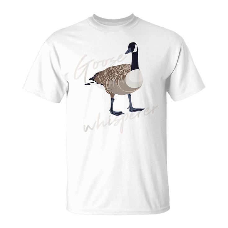 Canadian Goose Whisperer Funny Cute Bird Hunter Gift Animal  Unisex T-Shirt