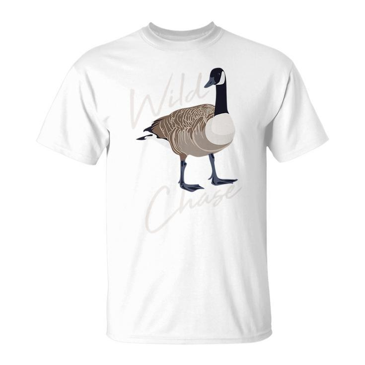 Canadian Goose  Wild Goose Chase Funny Cute Bird Hunter Unisex T-Shirt