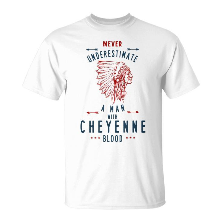 Cheyenne Native American Indian Man Never Underestimate Native American Funny Gifts Unisex T-Shirt