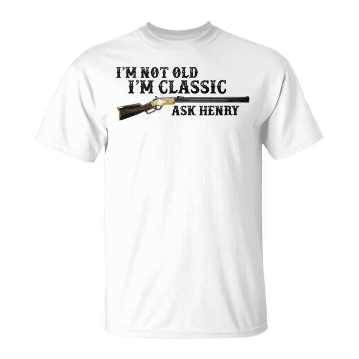 Classic Henry Lever Action Rifle - For Gun Enthusiasts Unisex T-Shirt ...