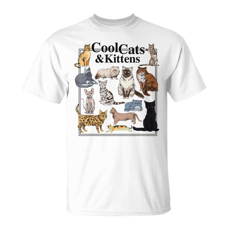Cools Cat And Kitten Cat Types Funny  Unisex T-Shirt
