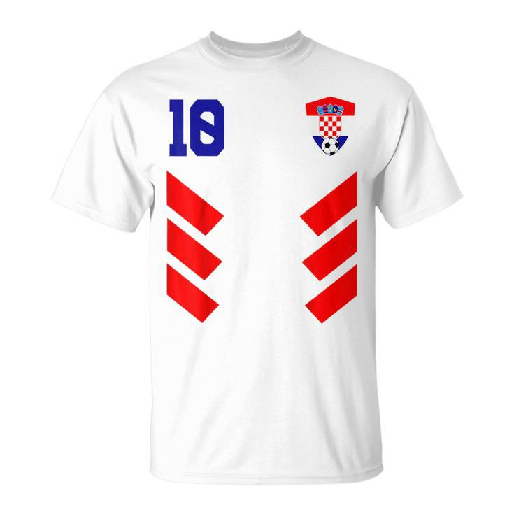 Croatia Soccer Jersey Croatian Football  Flag  Unisex T-Shirt
