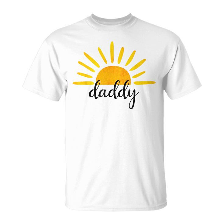 Daddy Of The Birthday First Trip Around The Sun Birthday  Sun Funny Gifts Unisex T-Shirt