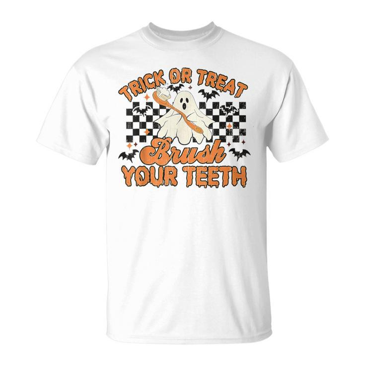 Dentist Trick Or Treat Brush Your Th Halloween Costume T-Shirt
