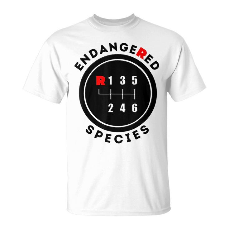 Endangered Species Manual Gearbox Stick Shift 6 Speed  Unisex T-Shirt