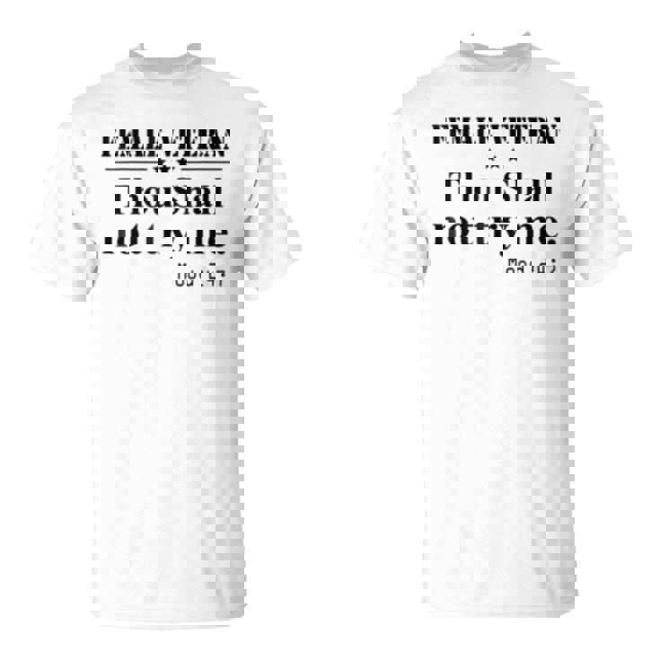 Female Veteran Thou Shall Not Try Me Mood 247 Shirt