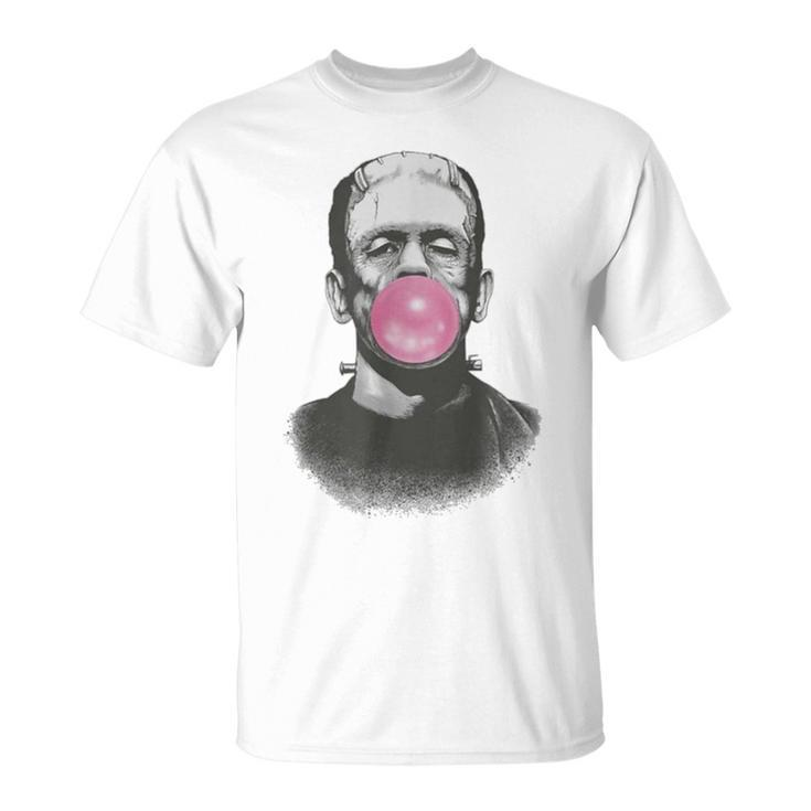 Frankenstein Monster With Bubblegum Bubble Mobile Phone Case T-Shirt