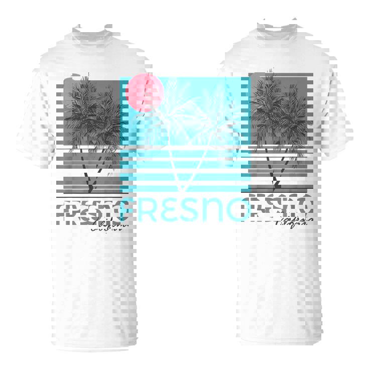 Fresno Ca Souvenir California Palm Tree T-Shirt Fresno Ca Souvenir California Palm Tree T-Shirt